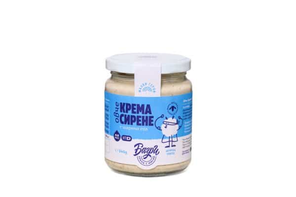 Крема сирене с шарена сол – 240 г