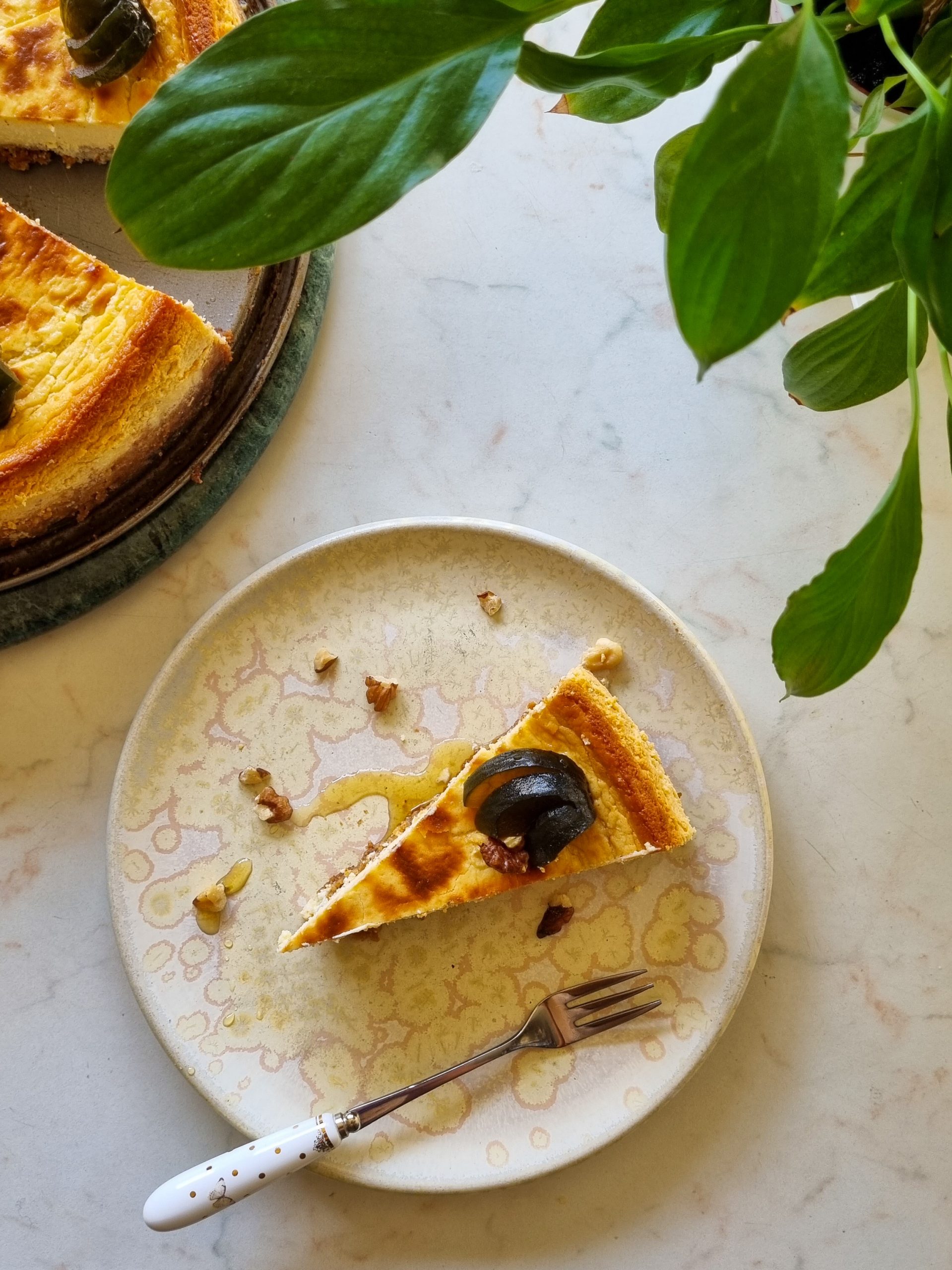 Чийзкейк със сладко от смокини